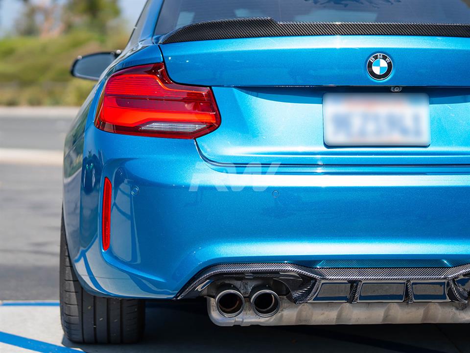 RW Carbon BMW F87 M2 DTM Carbon Fiber Rear Diffuser (5)