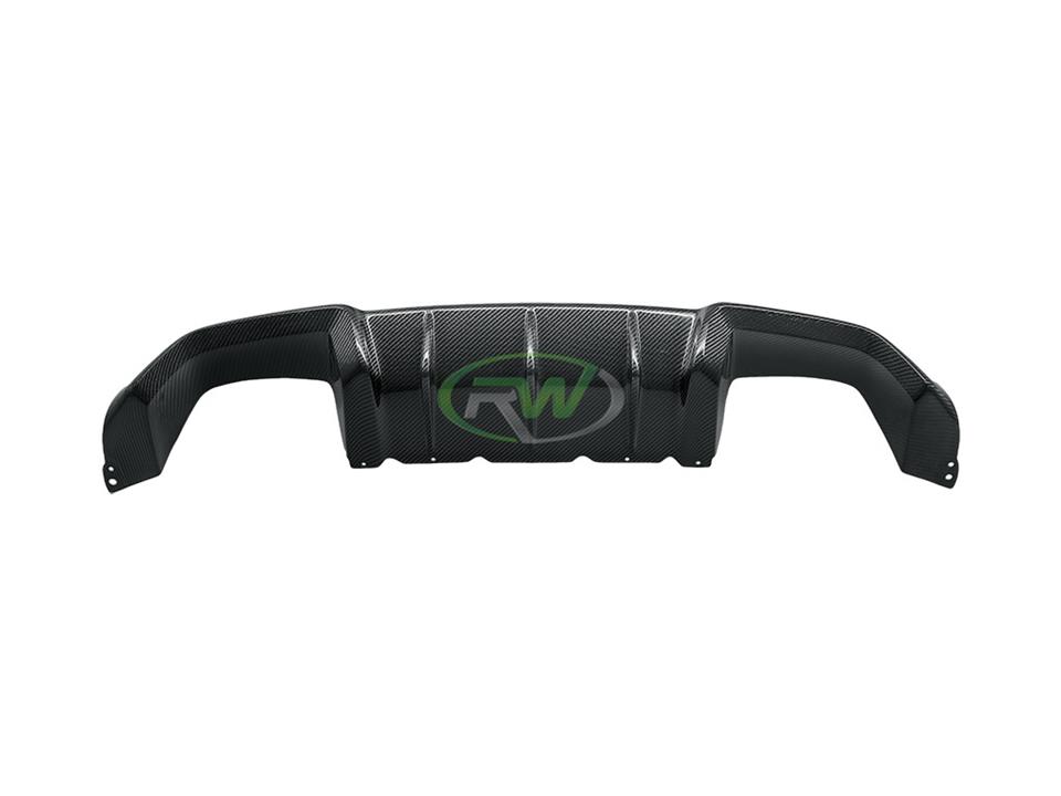 RW Carbon BMW F87 M2 Performance Style Carbon Fiber Diffuser (12)