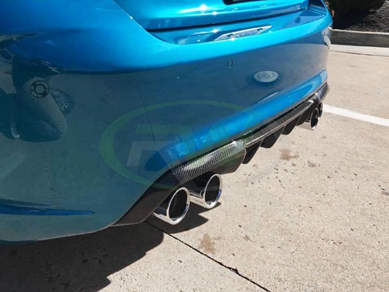 RW Carbon BMW F87 M2 Performance Style Carbon Fiber Diffuser (7)