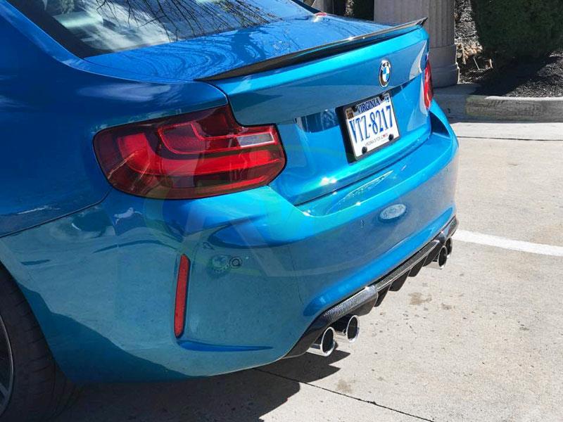 RW Carbon BMW F87 M2 Performance Style Carbon Fiber Diffuser (8)