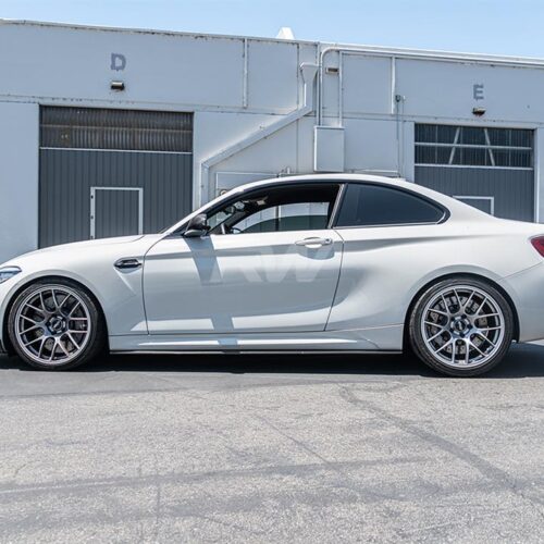 Alternative view of RW Carbon BMW F87 M2 RWS Carbon Fiber Side Skirt Extensions