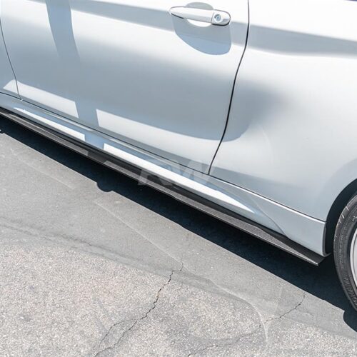 RW Carbon BMW F87 M2 RWS Carbon Fiber Side Skirt Extensions