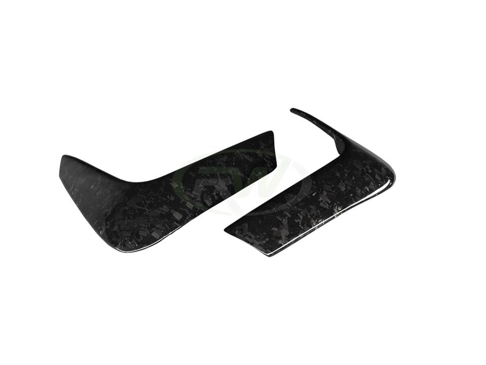 RW Carbon BMW F8X Forged Carbon Fiber Rear Bumper Splitters (3)