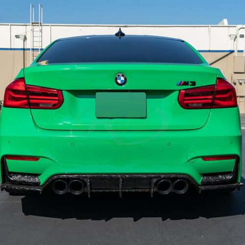 RW Carbon BMW F8X Forged Carbon Fiber Rear Bumper Splitters