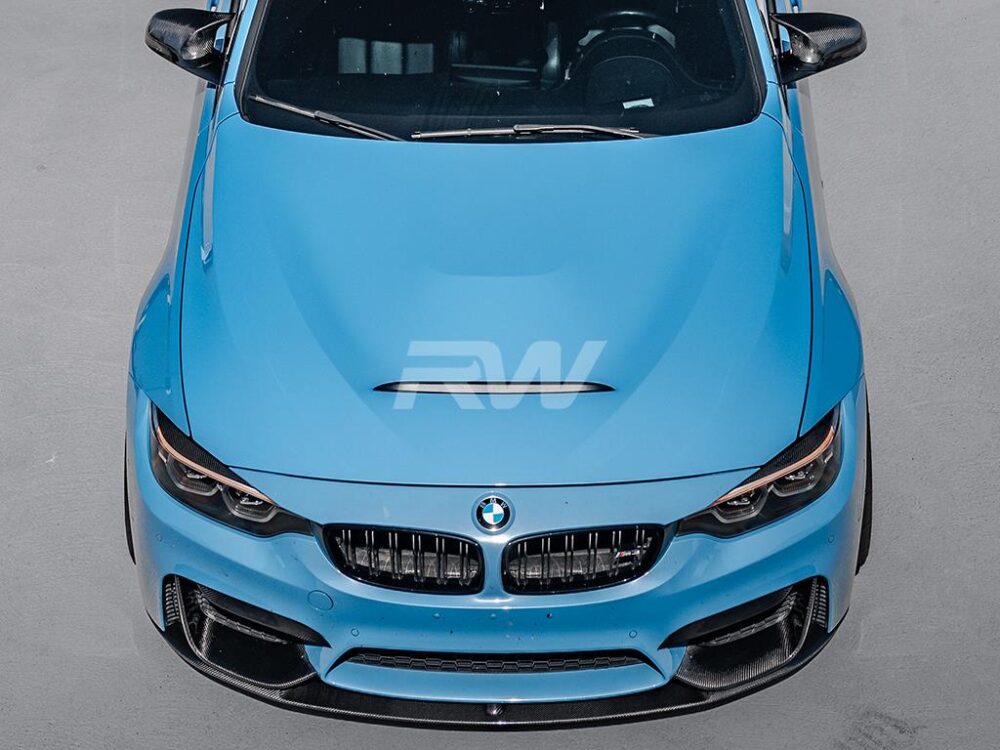 RW Carbon BMW F8X M3 M4 GTS Style Aluminum Hood - Image 5