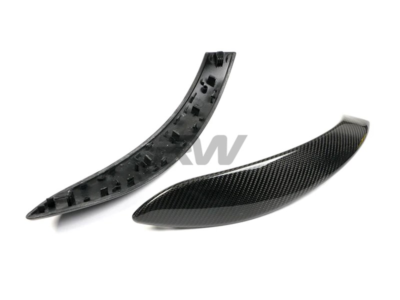 RW Carbon BMW F8X M3M4 Carbon Fiber Door Grip Handle Trims (3)