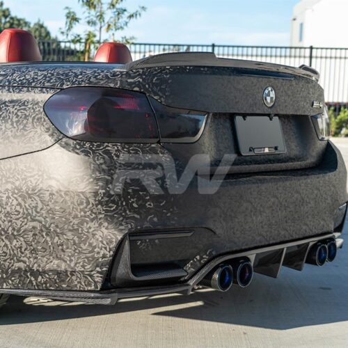 Alternative view of RW Carbon BMW F8X M3/M4 RWS Carbon Fiber Diffuser