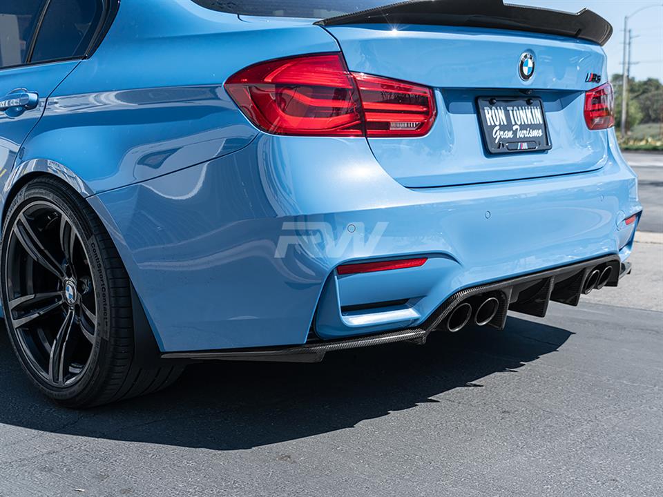 RW Carbon BMW F8X M3M4 RWS Carbon Fiber Diffuser (13)