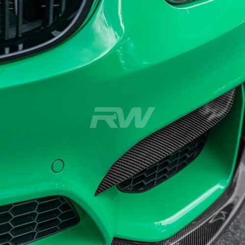 Alternative view of RW Carbon BMW F8X M3/M4 Upper Carbon Fiber Splitters