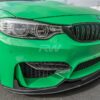 RW Carbon BMW F8X M3M4 Upper Forged Carbon Fiber Splitters (3)