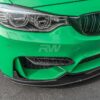 RW Carbon BMW F8X M3M4 Upper Forged Carbon Fiber Splitters (6)