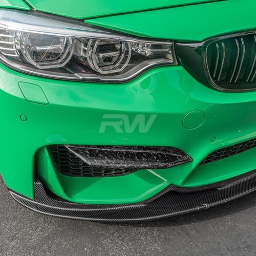 RW Carbon BMW F8X M3/M4 Upper Forged Carbon Fiber Splitters