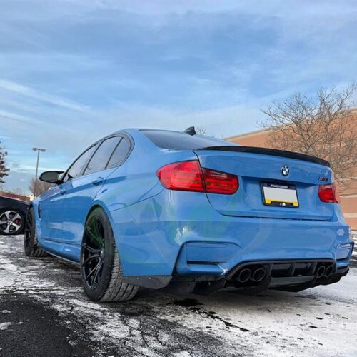 Alternative view of RW Carbon BMW F8X M3/M4 Varis Style CF Diffuser+Undertray