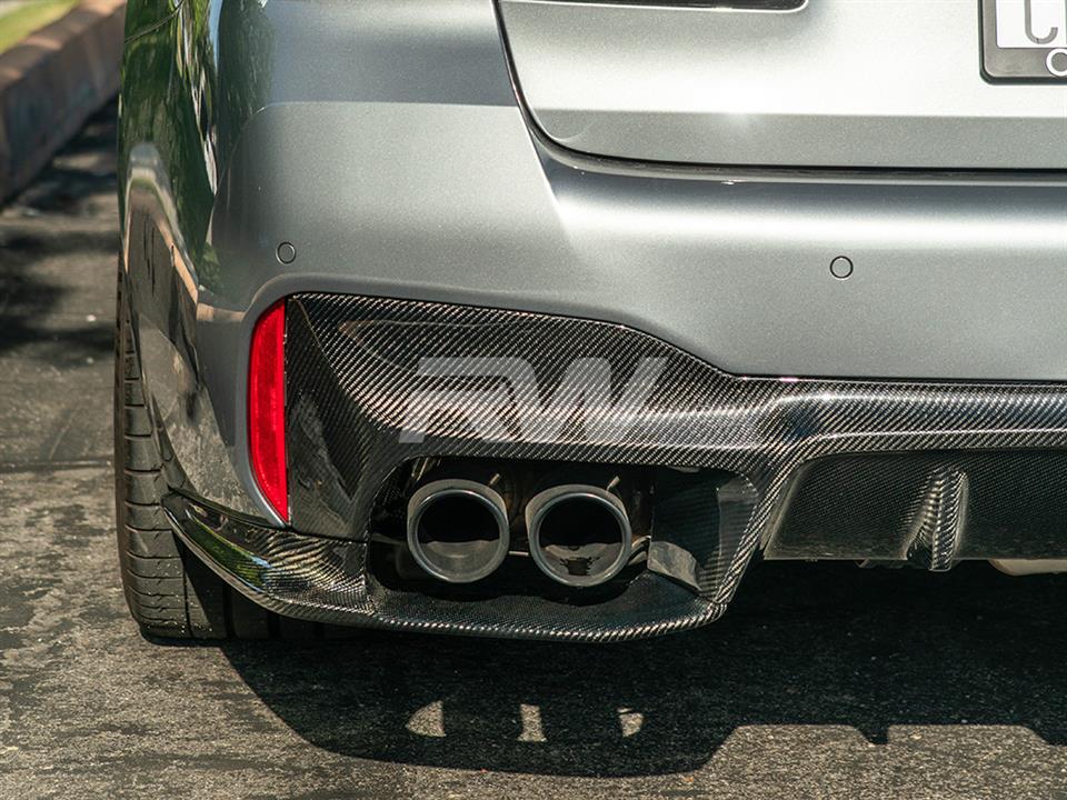 RW Carbon BMW F90 M5 3D Style Carbon Fiber Diffuser (10)
