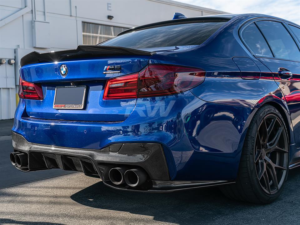 RW Carbon BMW F90 M5 3D Style Carbon Fiber Diffuser (11)