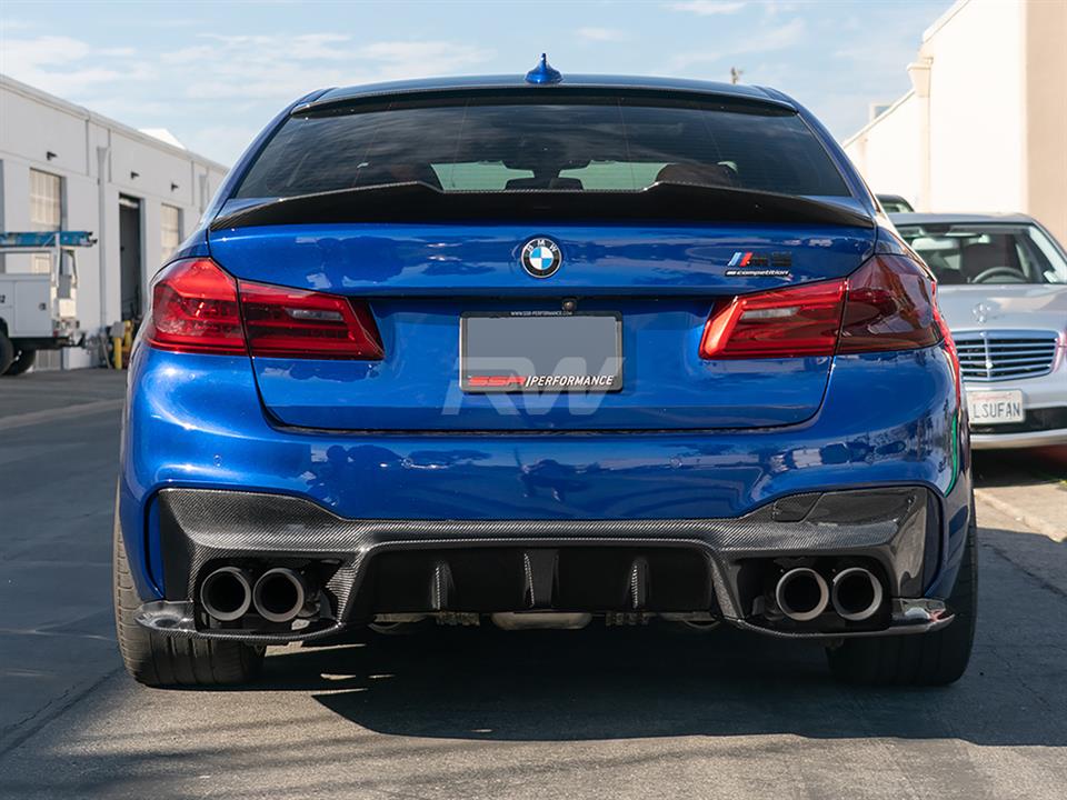 RW Carbon BMW F90 M5 3D Style Carbon Fiber Diffuser (12)