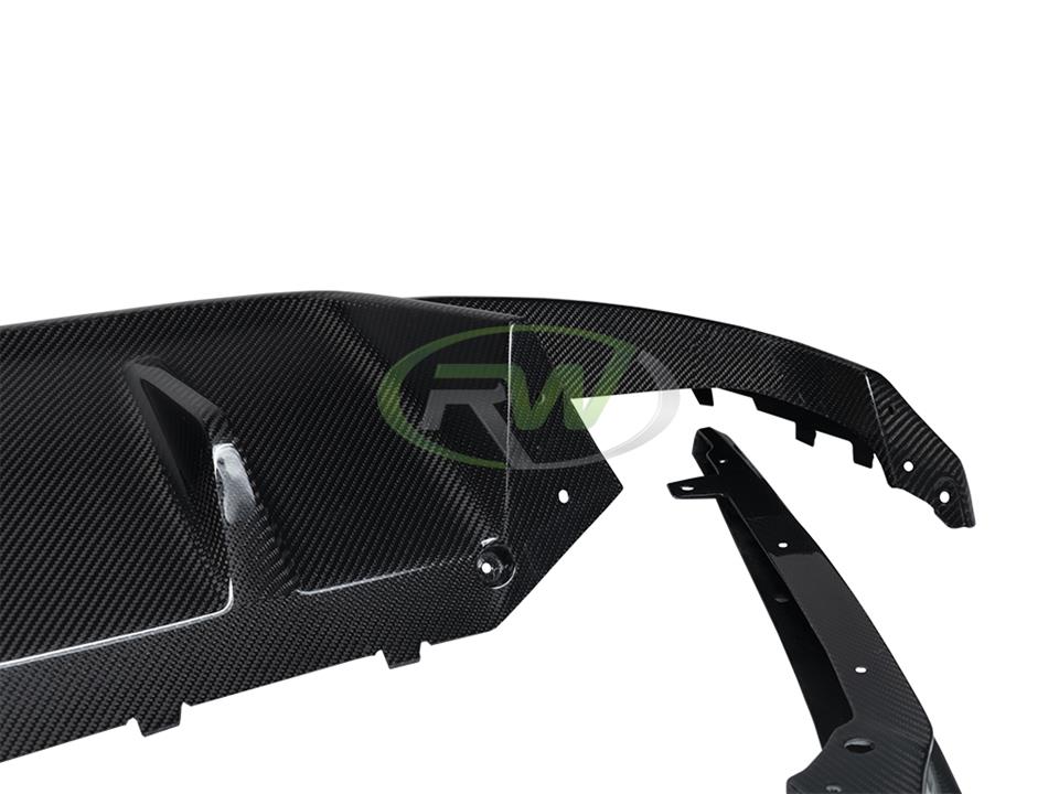 RW Carbon BMW F90 M5 3D Style Carbon Fiber Diffuser (21)