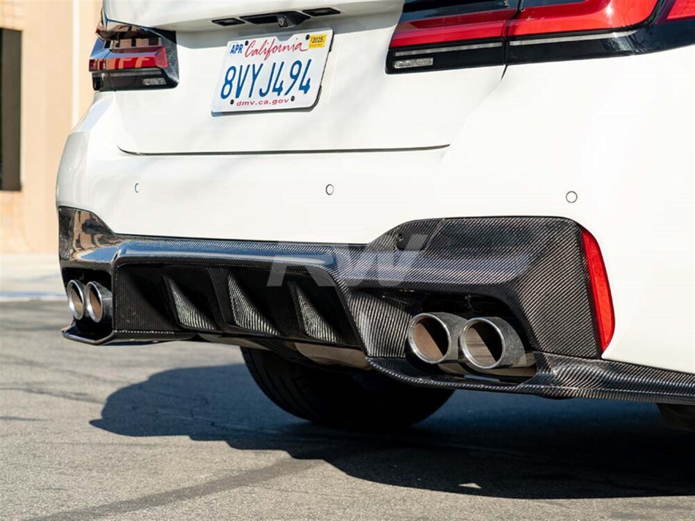 RW Carbon BMW F90 M5 3D Style Carbon Fiber Diffuser (22)