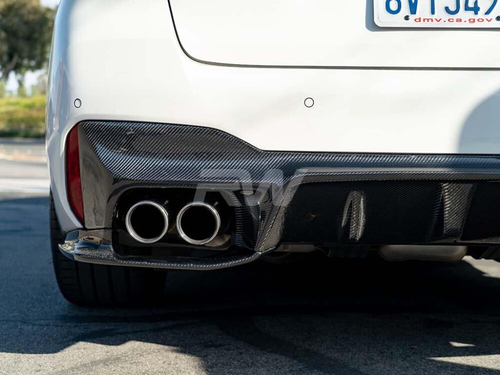 RW Carbon BMW F90 M5 3D Style Carbon Fiber Diffuser (6)