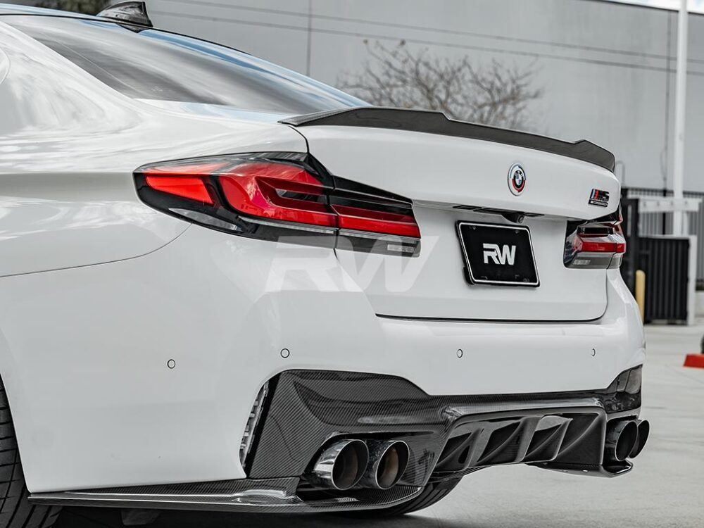 RW Carbon BMW F90 M5 3D Style Carbon Fiber Diffuser (7)