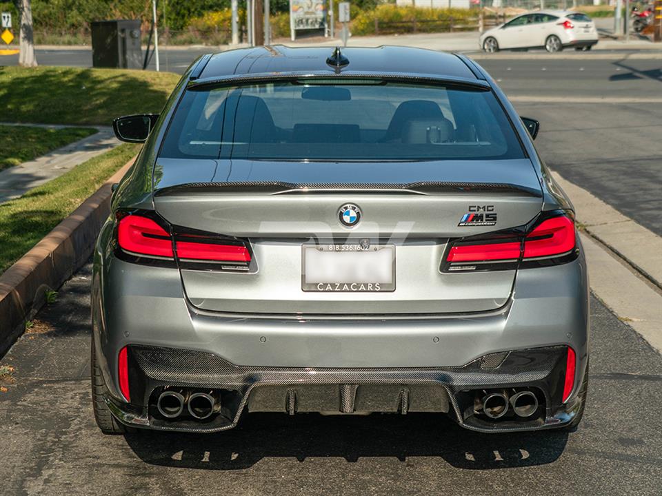 RW Carbon BMW F90 M5 3D Style Carbon Fiber Diffuser (8)