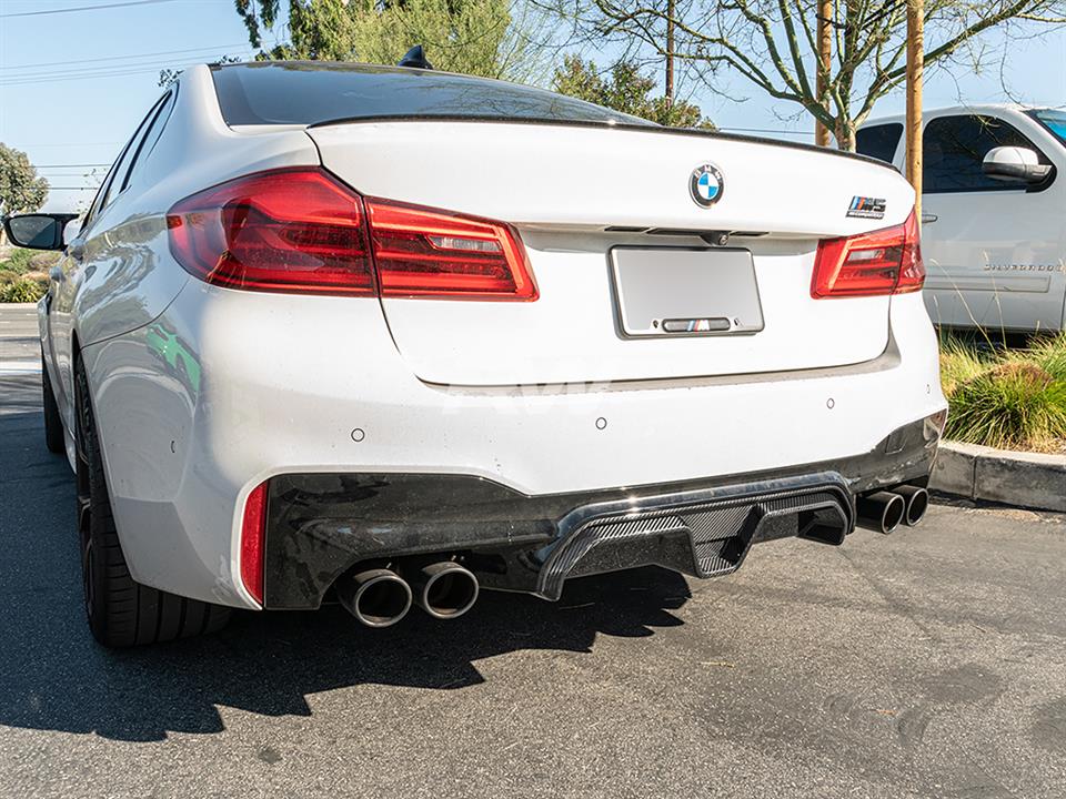 RW Carbon BMW F90 M5 CS Style Carbon Fiber Diffuser