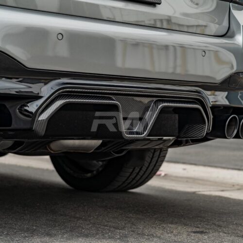 Alternative view of RW Carbon BMW F90 M5 CS Style Carbon Fiber Diffuser
