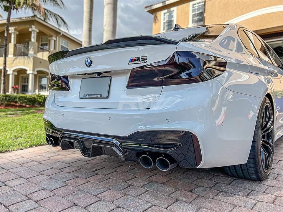 RW Carbon BMW F90 M5 CS Style Carbon Fiber Diffuser_4