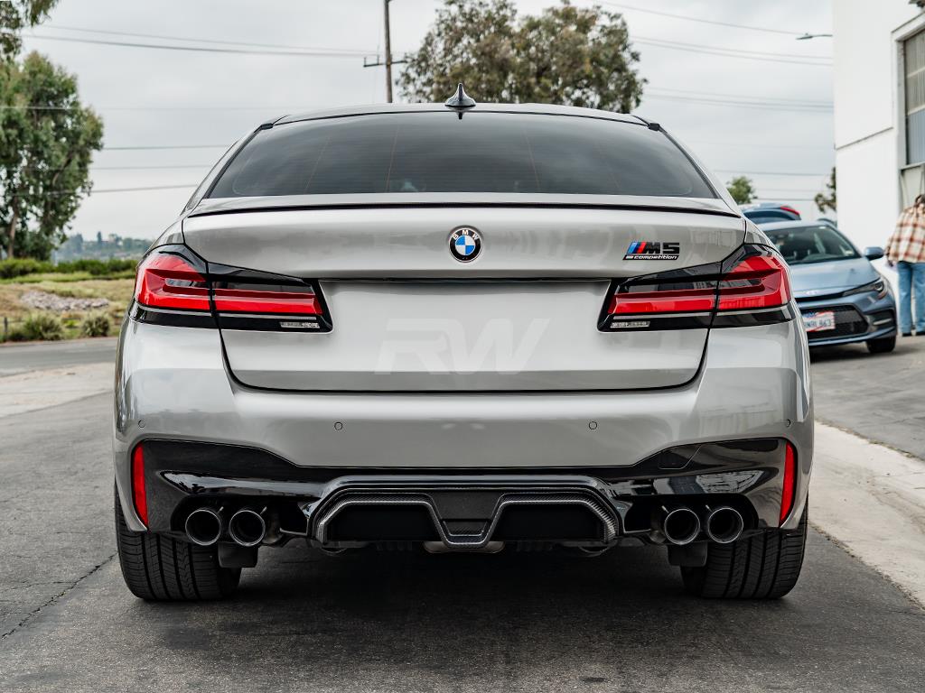 RW Carbon BMW F90 M5 CS Style Carbon Fiber Diffuser_5