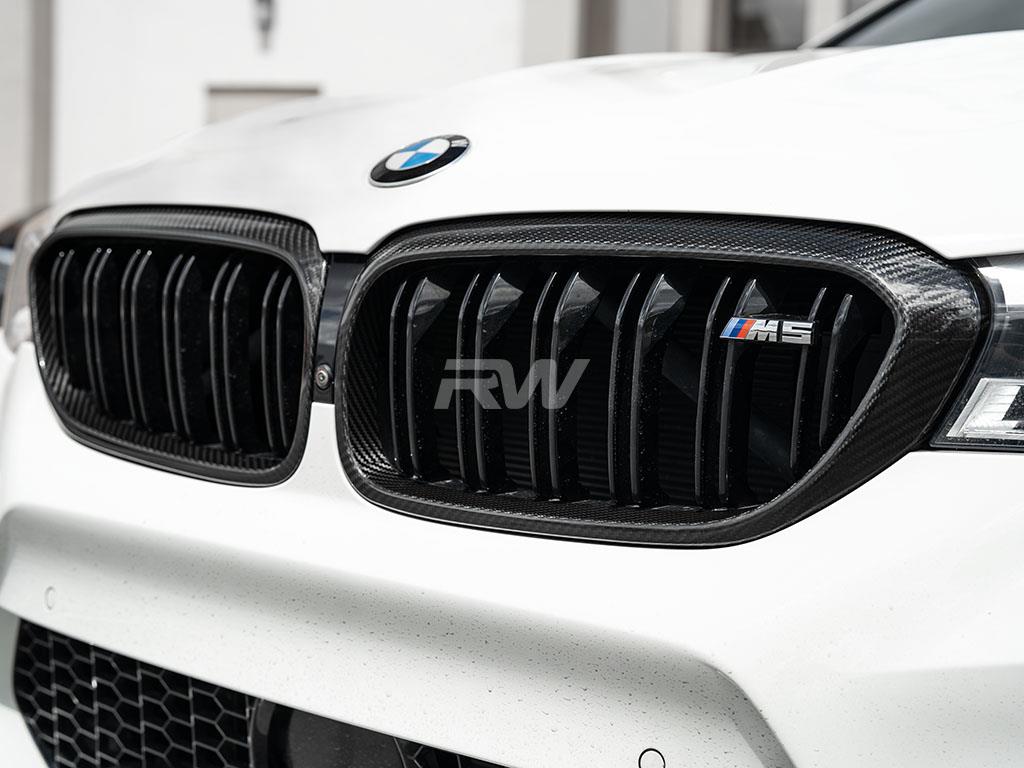 RW Carbon BMW F90 M5 Carbon Fiber Grille Surrounds (1)