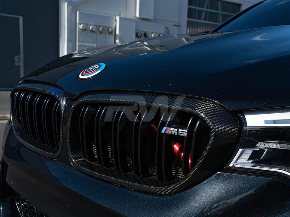 RW Carbon BMW F90 M5 Carbon Fiber Grille Surrounds (6)