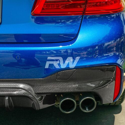 Alternative view of RW Carbon BMW F90 M5 DTM+ Carbon Fiber Rear Diffuser