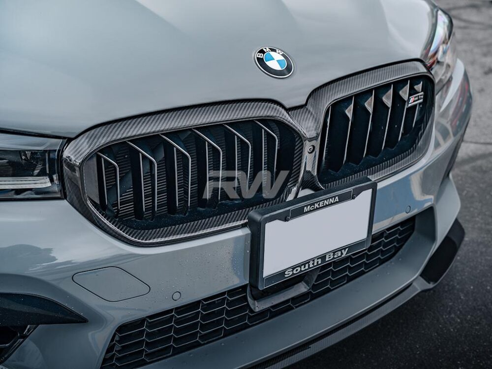 RW Carbon BMW F90 M5 G30 LCI CF Grille Surrounds - Image 13