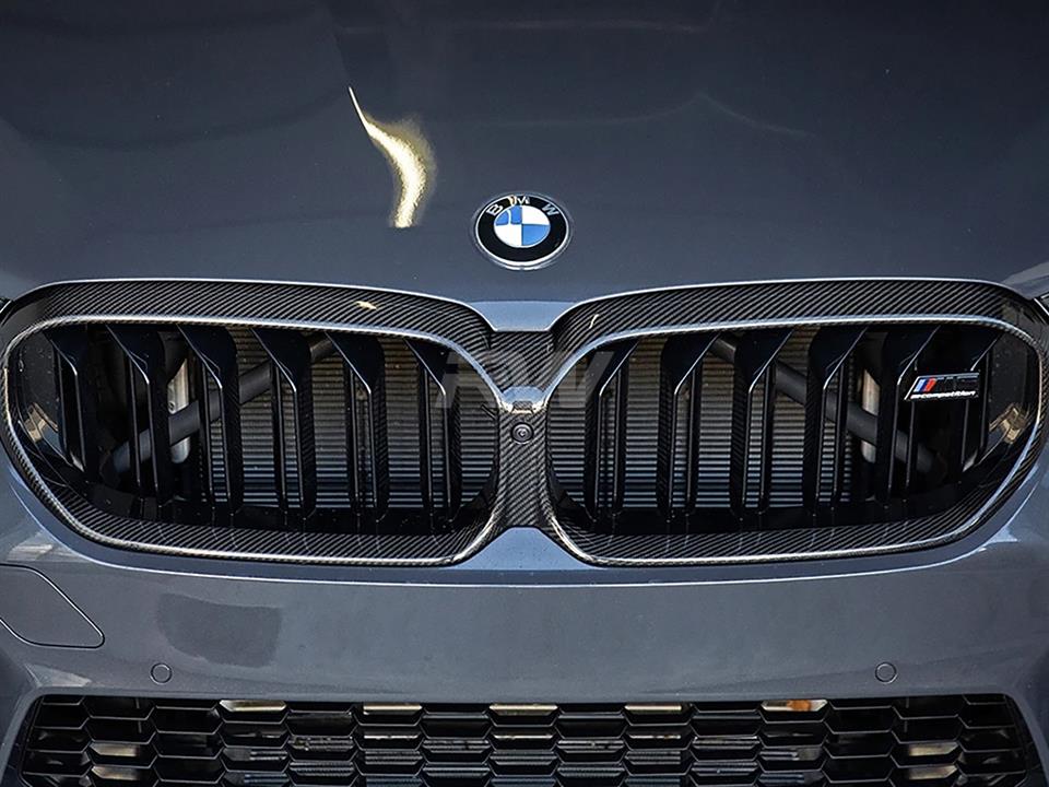 RW Carbon BMW F90 M5 G30 LCI CF Grille Surrounds - Image 15