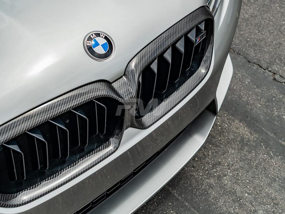 RW Carbon BMW F90 M5 G30 LCI CF Grille Surrounds - Image 4