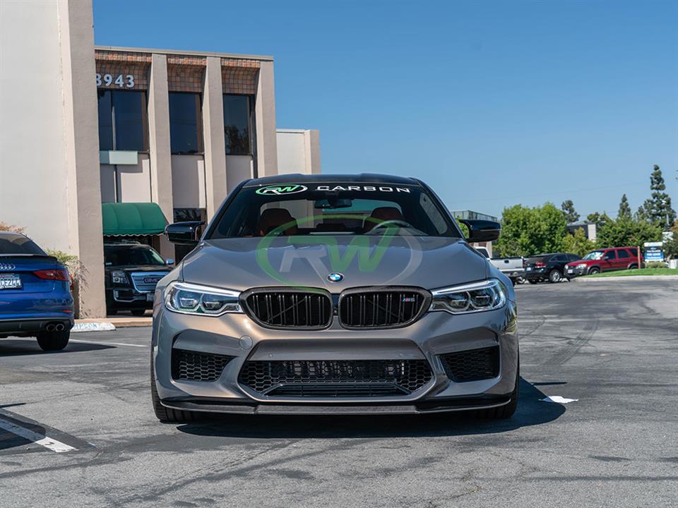RW Carbon BMW F90 M5 RWS Carbon Fiber Front Lip Spoiler (10)