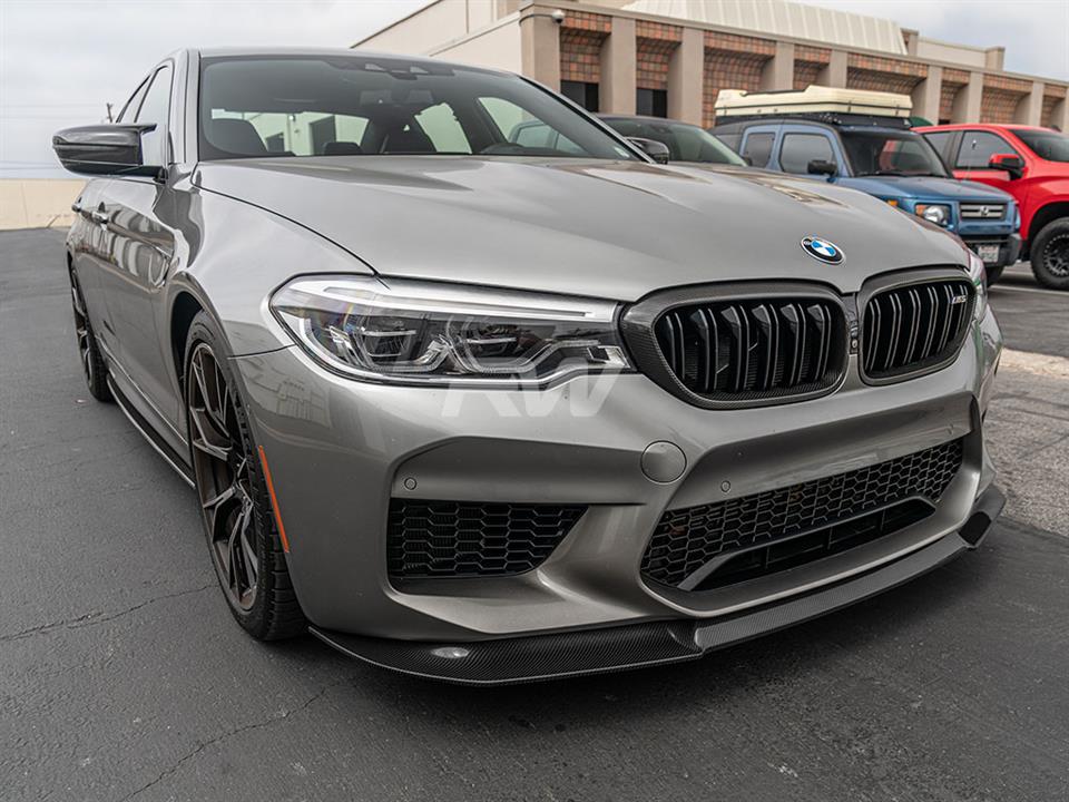 RW Carbon BMW F90 M5 RWS Carbon Fiber Front Lip Spoiler (15)