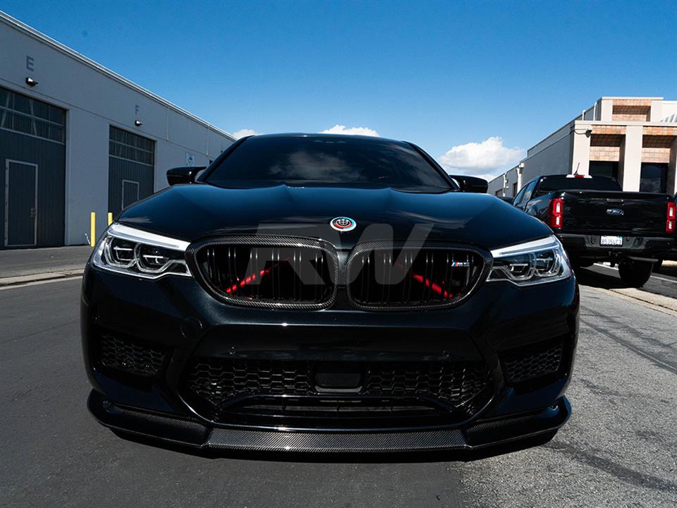 RW Carbon BMW F90 M5 RWS Carbon Fiber Front Lip Spoiler (19)