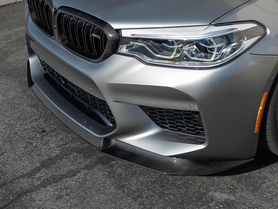 RW Carbon BMW F90 M5 RWS Carbon Fiber Front Lip Spoiler (2)