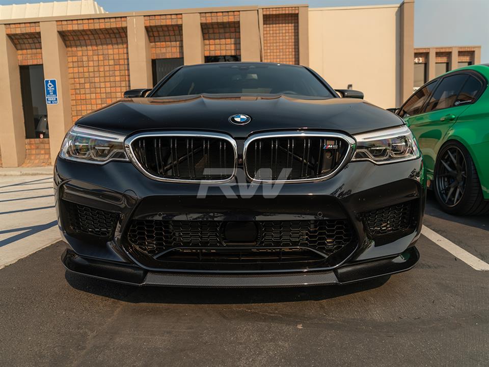 RW Carbon BMW F90 M5 RWS Carbon Fiber Front Lip Spoiler (4)