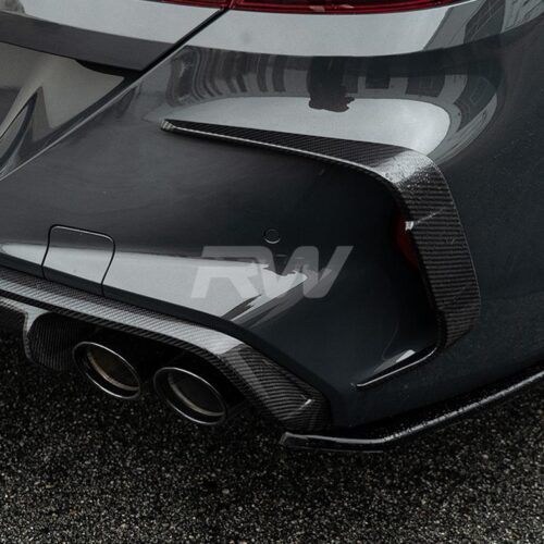 RW Carbon BMW F93 M8 Carbon Fiber Rear Bumper Trims