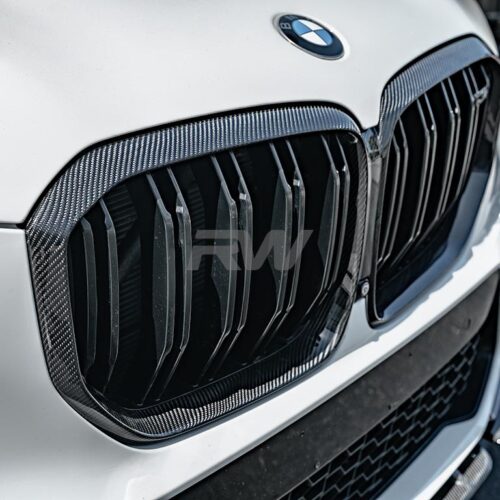 RW Carbon BMW F95 X5M Carbon Fiber Grille Surround