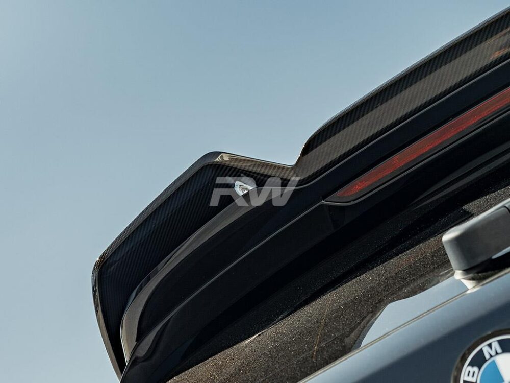 RW Carbon BMW F95 X5M DTM Carbon Fiber Roof Spoiler (3)