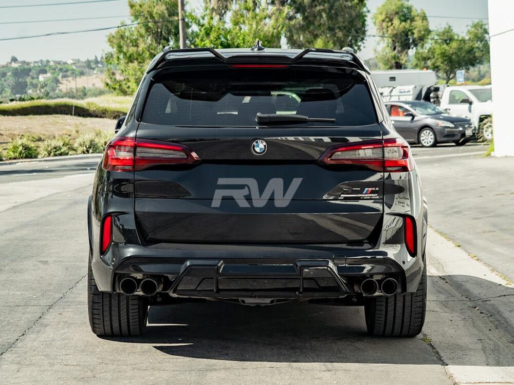 RW Carbon BMW F95 X5M DTM Carbon Fiber Roof Spoiler (5)