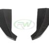 RW Carbon BMW F95 X5M F96 X6M Carbon Fiber Rear Splitters (11)