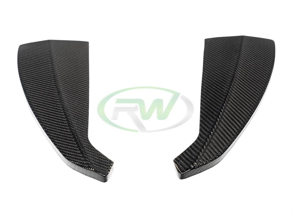 RW Carbon BMW F95 X5M F96 X6M Carbon Fiber Rear Splitters (11)