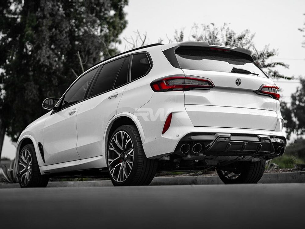 RW Carbon BMW F95 X5M F96 X6M DTM Carbon Fiber Diffuser (10)