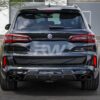 RW Carbon BMW F95 X5M F96 X6M DTM Carbon Fiber Diffuser (3)