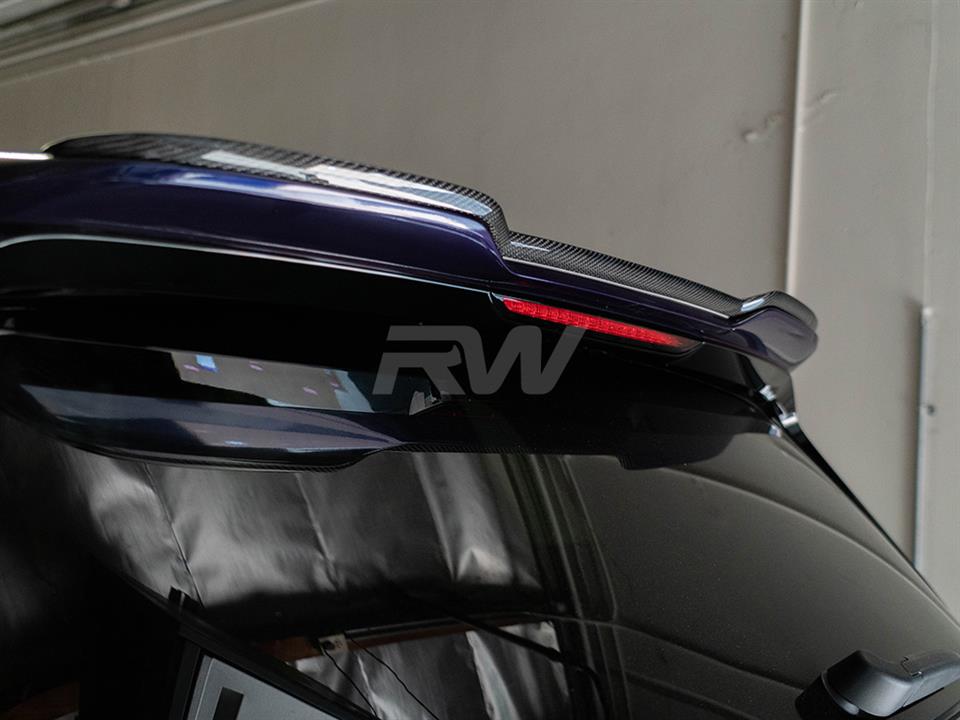 RW Carbon BMW F95 X5M RWS Carbon Fiber Roof Spoiler (1)