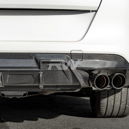 Alternative view of RW Carbon BMW F95 X5M/F96 X6M RWS Carbon Fiber Diffuser